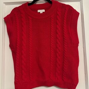 Topshop knitted vest size medium
